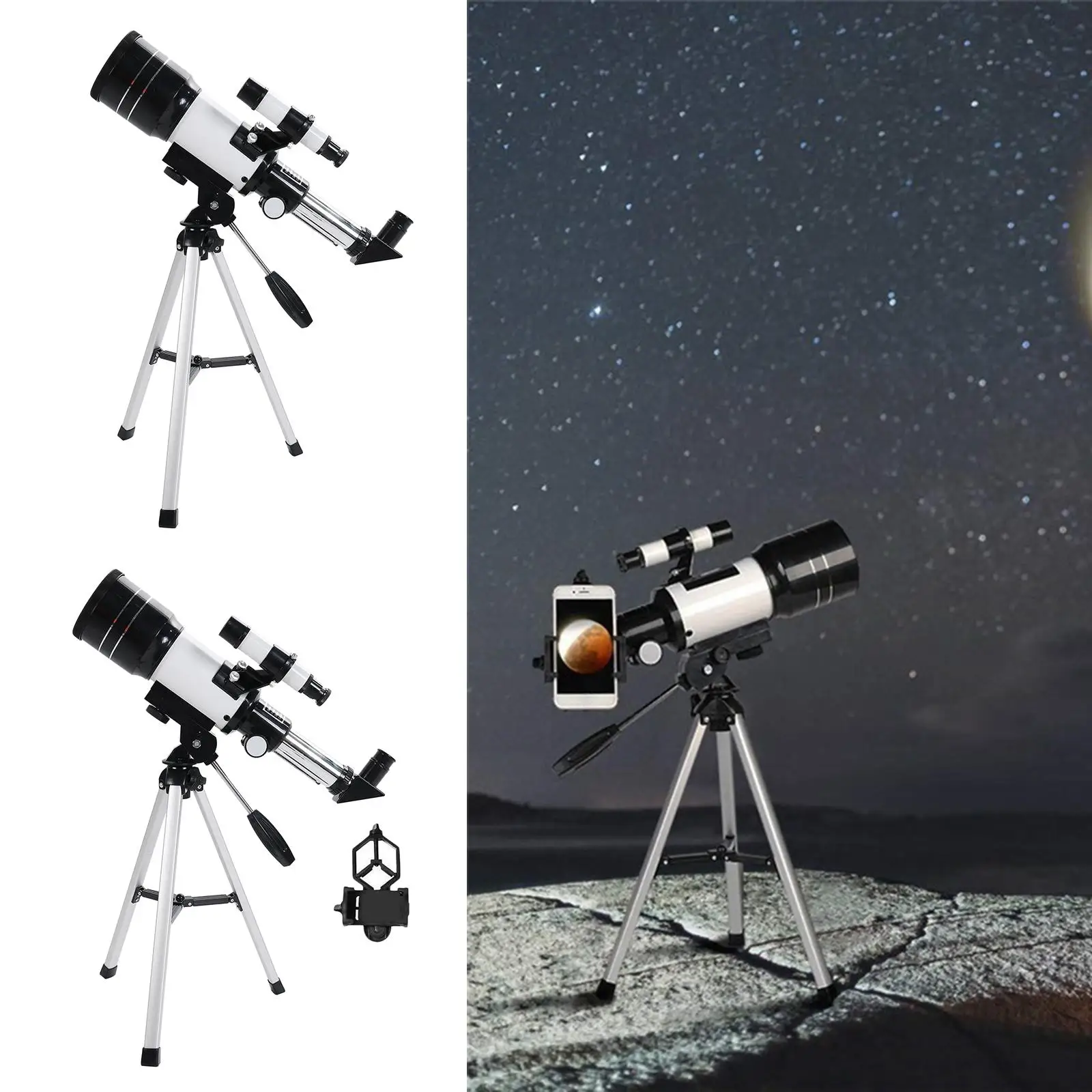 F30070 70mm Astronomical Reflector Telescope w/ Tripod