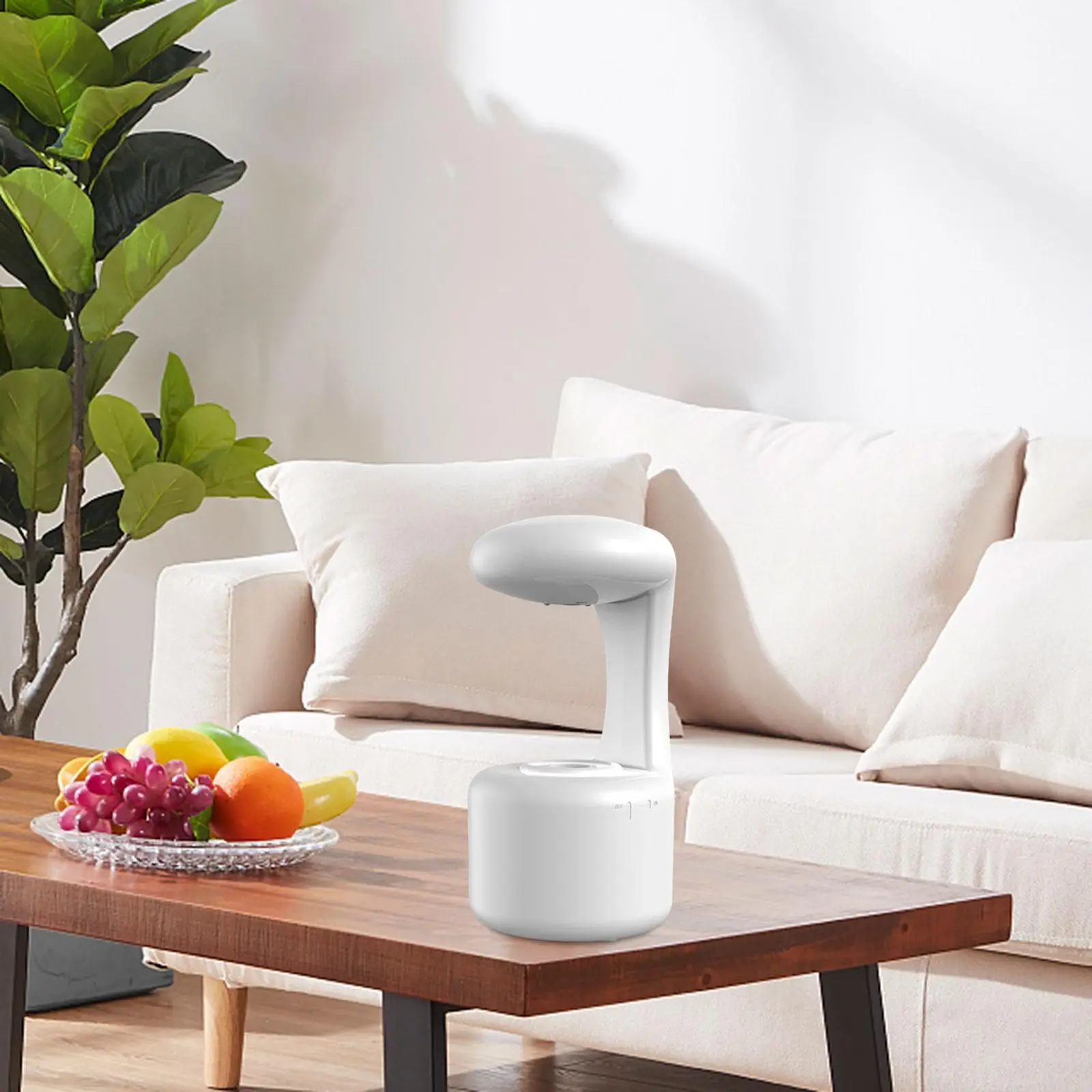 Antigravity Water Droplet Backflow Humidifier for Bedroom Living Room