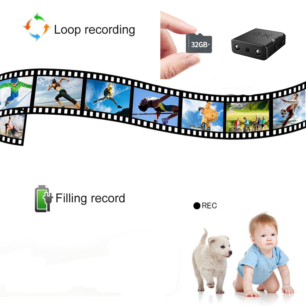 Description Picture 3 of itemMini Camera XD IR-CUT Smallest Full HD 1080P Home Security Camcorder Infrared Night Vision Micro cam DV DVR Motion Detection