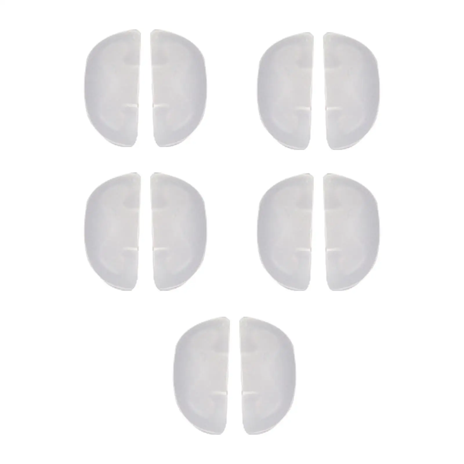 10Pcs Kids Eyeglass Nose Pads Replacement Parts Anti Slip Slide/Push in for Sunglasses
