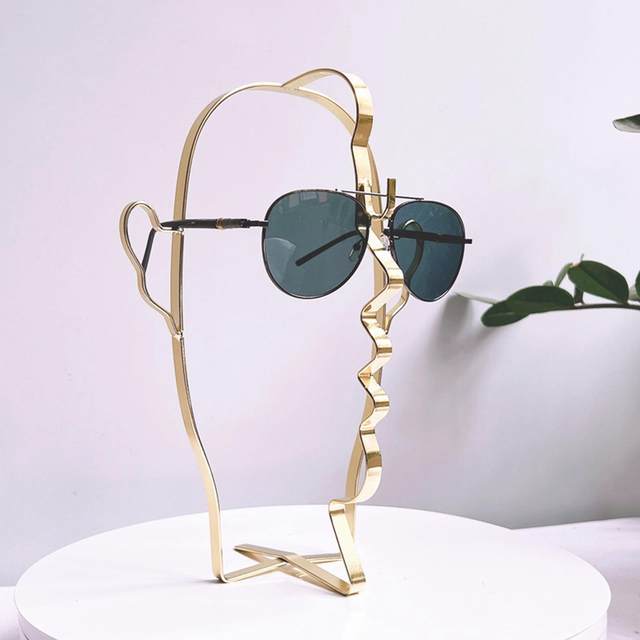 Sunglasses Organizer Rack Sunglasses Display Stand Character Modeling, Portable Glasses Storage Organizer for Dressing Room