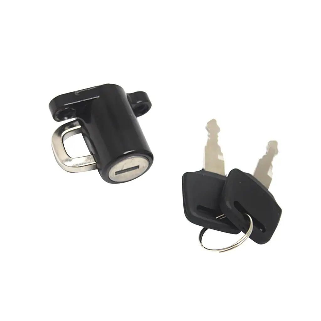 Universal Motorcycle Motorbike  Lock Hanger   Keys - Black