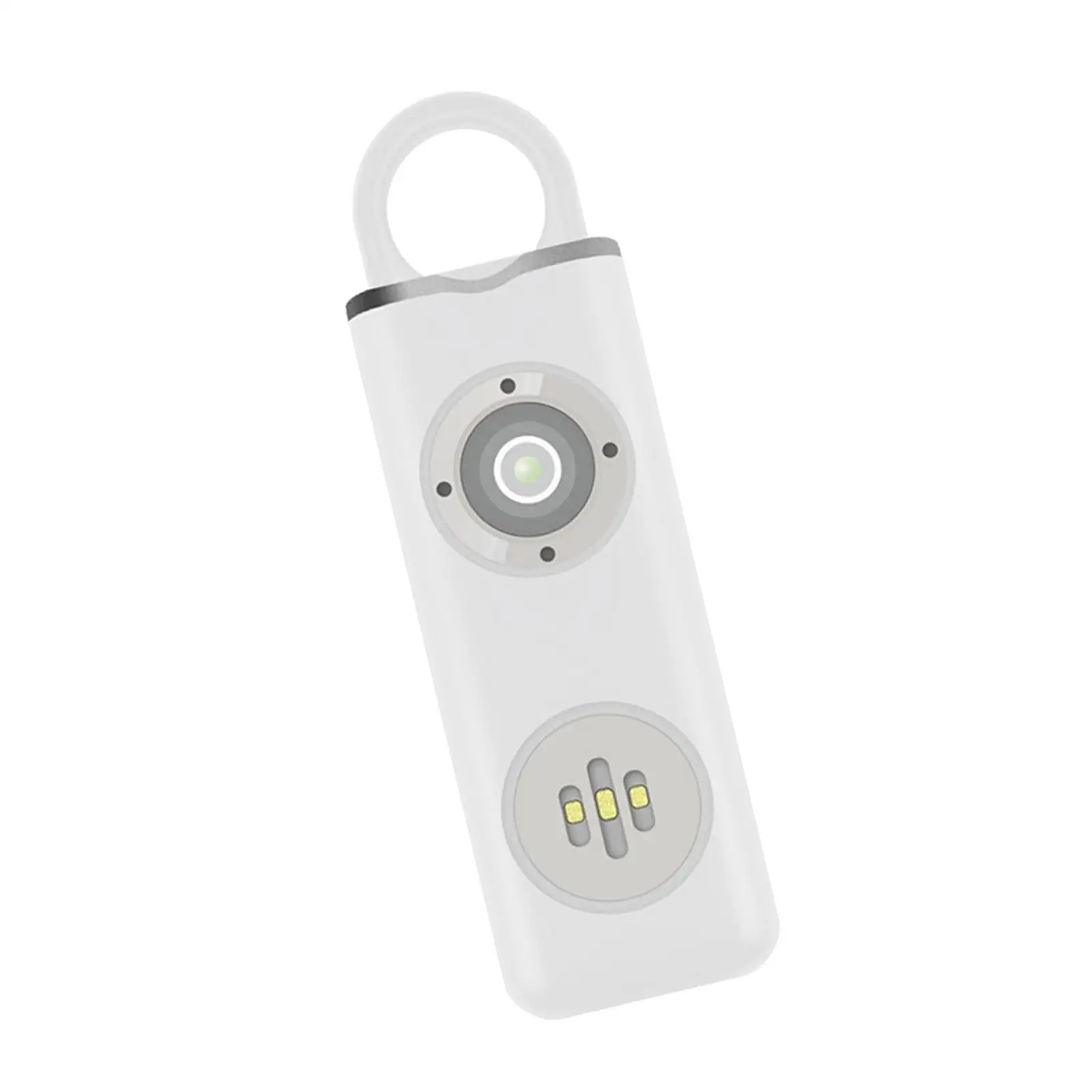 130dB Personal Alarm with LED Lights Carabiner Emergency Safety Alarm Alarm Sound Safety for Camping Hiking