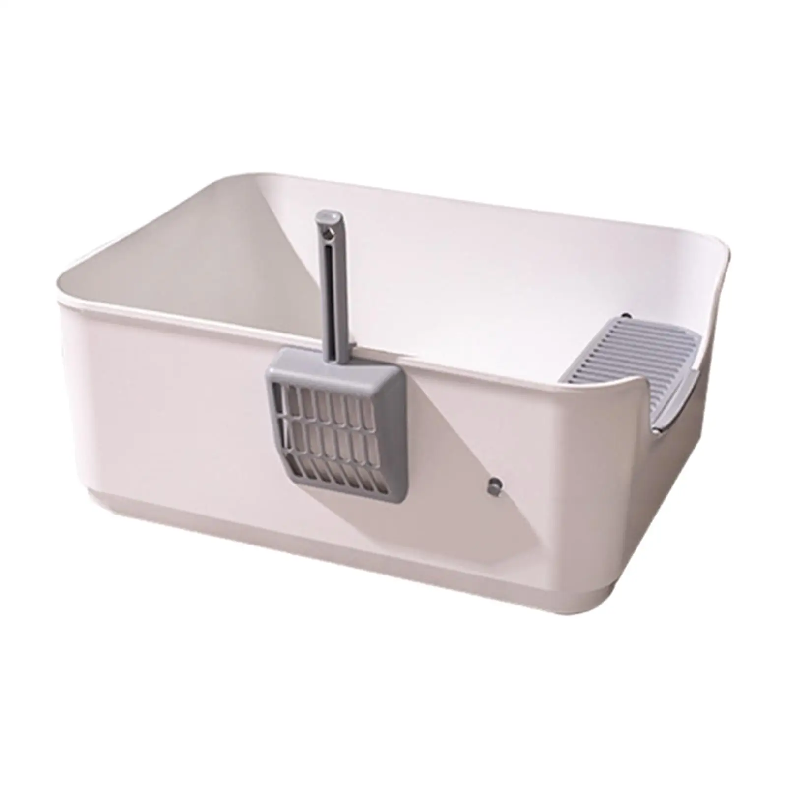 Potty Toilet with High Sides Deep Loo Pets Litter Tray Open Top Cats Litter Box Bedpan for Bunny Hamsters Small and Medium Cats