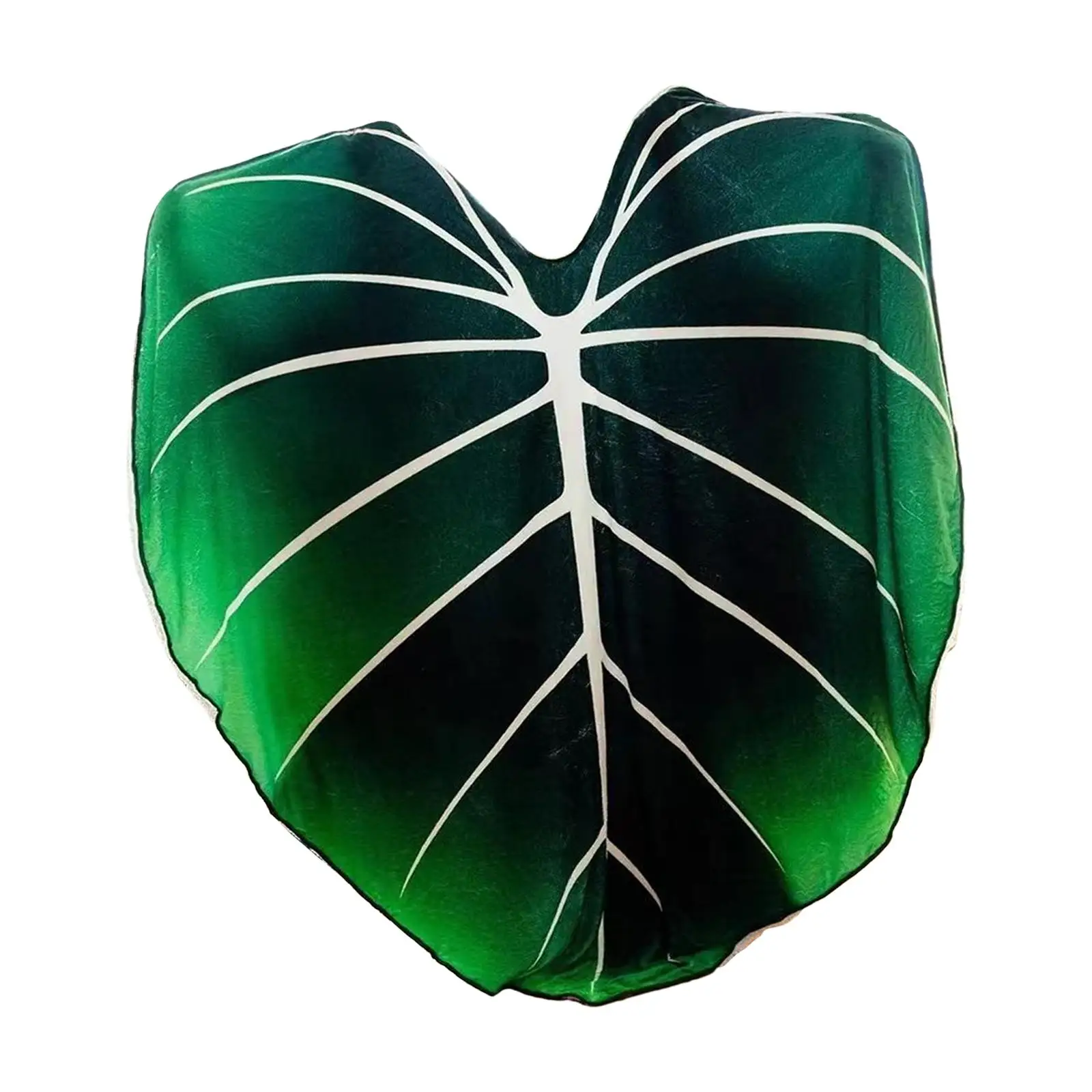 Green Leaf Blanket, Decorative Blanket, Leaf Design, Winter Warm Quilt, Giant