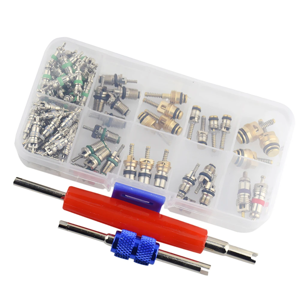 102 Pieces Car R12&R134 A/C Air Conditioner Core Remover Tool Kit