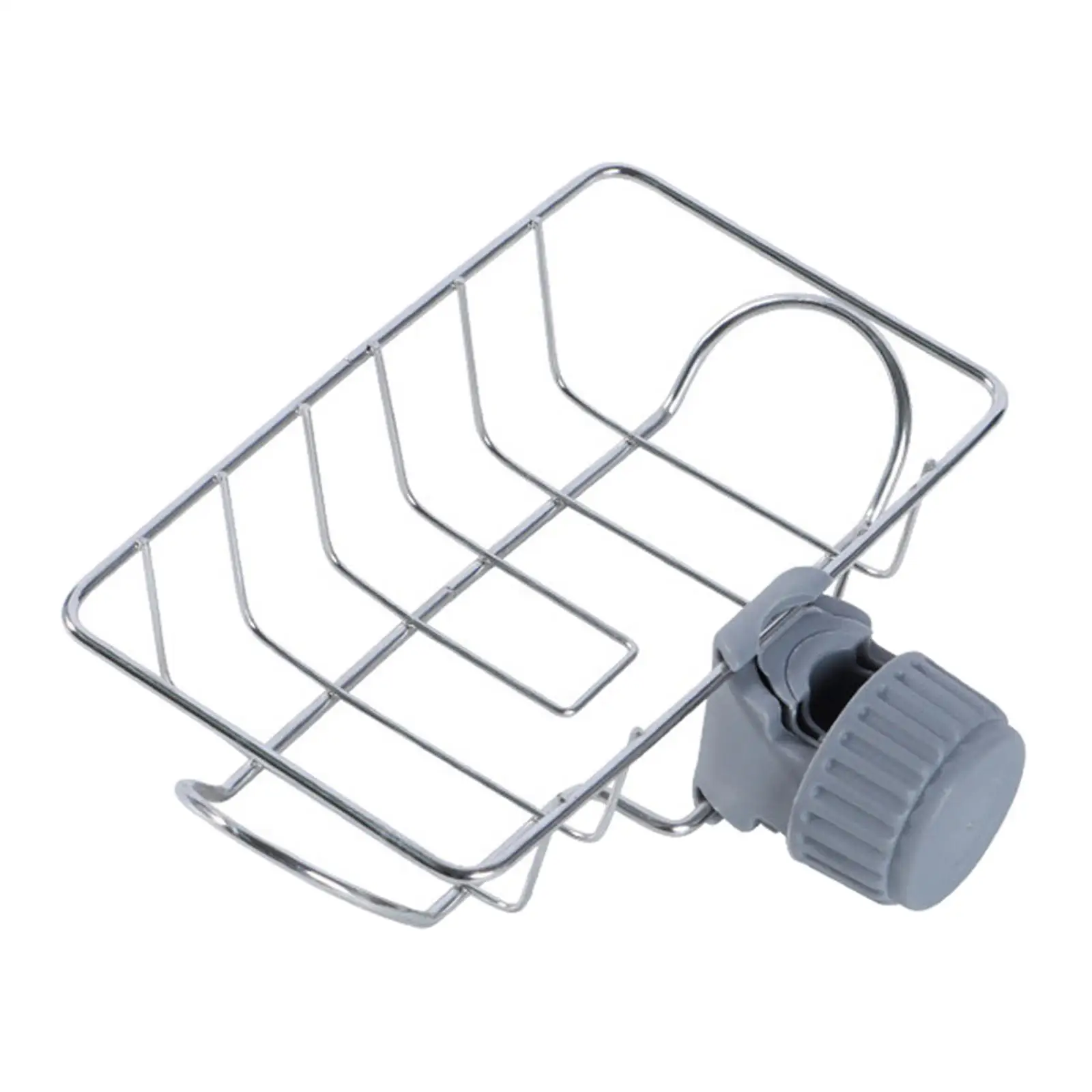 Canopy Pole Storage Basket Vegetables Organizer Soap Drainer Shelf Sink Sponge Holder for Kitchen Camping Tent Bathroom