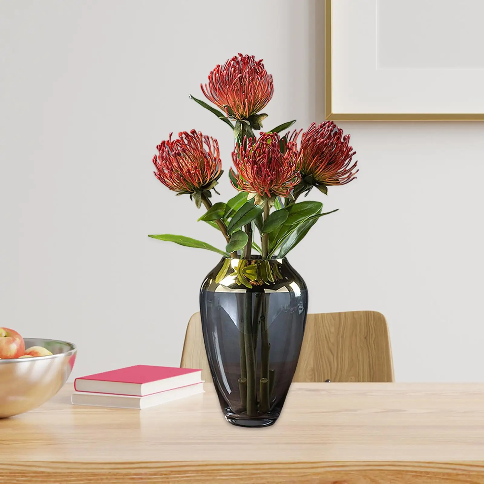 Glass Flower Vase Flowerpot Planter Pot for Wedding Desktop Decoration