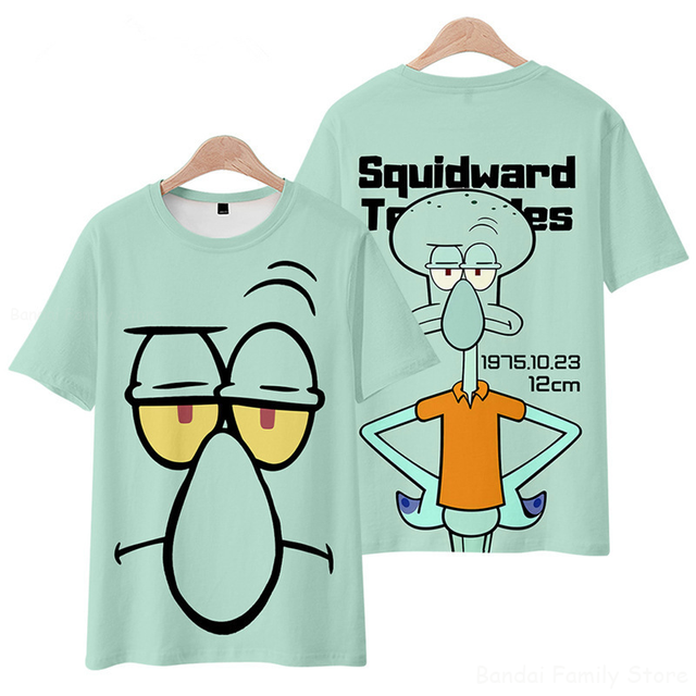 Cute Spongebob Shirt 3D Bountiful Gift - Personalized Gifts