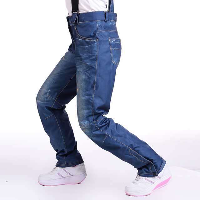 DENIM SNOW PANTS