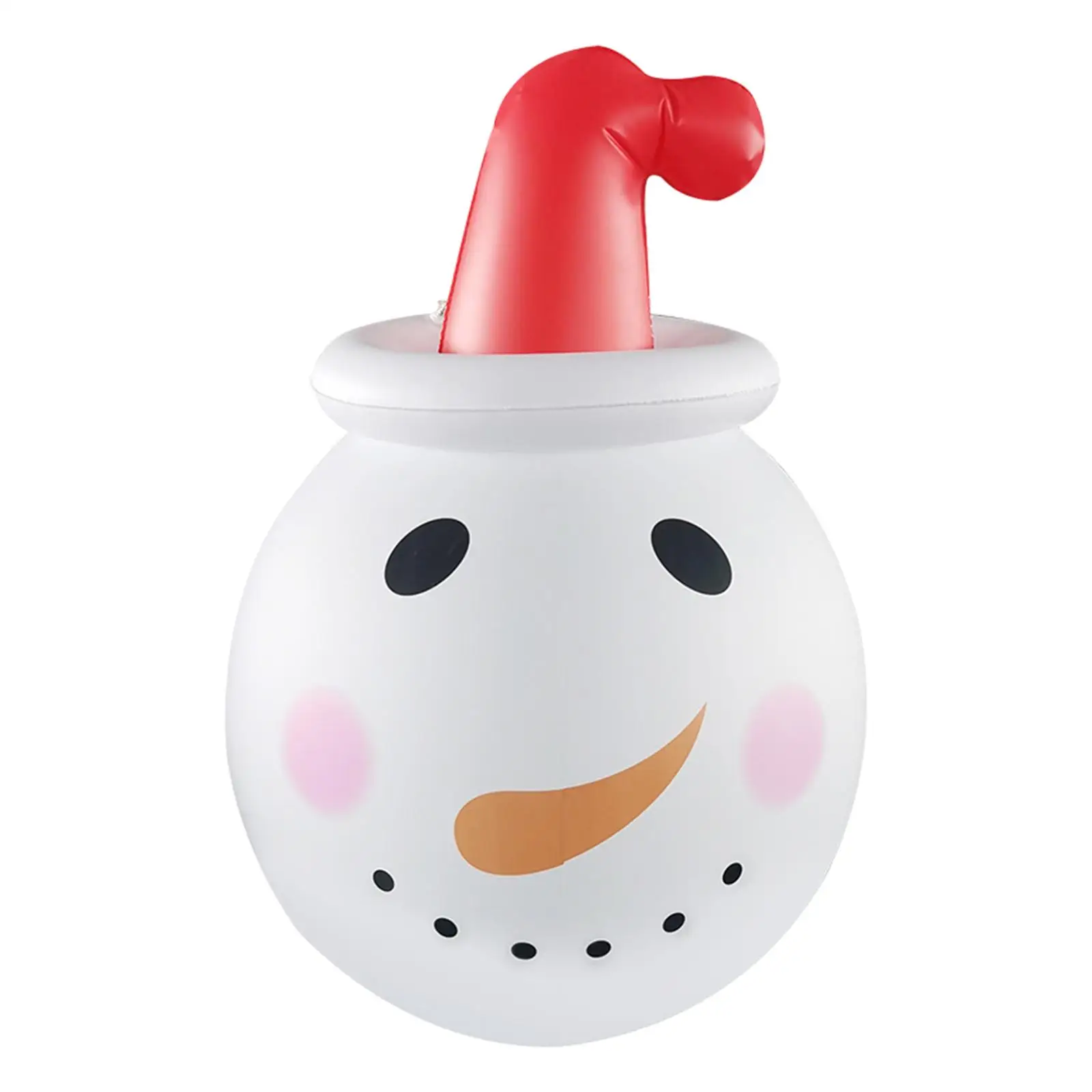 Christmas Inflatable Snowman Ornament Decorative Artwork with Light for Xmas Party Office Outdoor and Indoor Living Room Garden