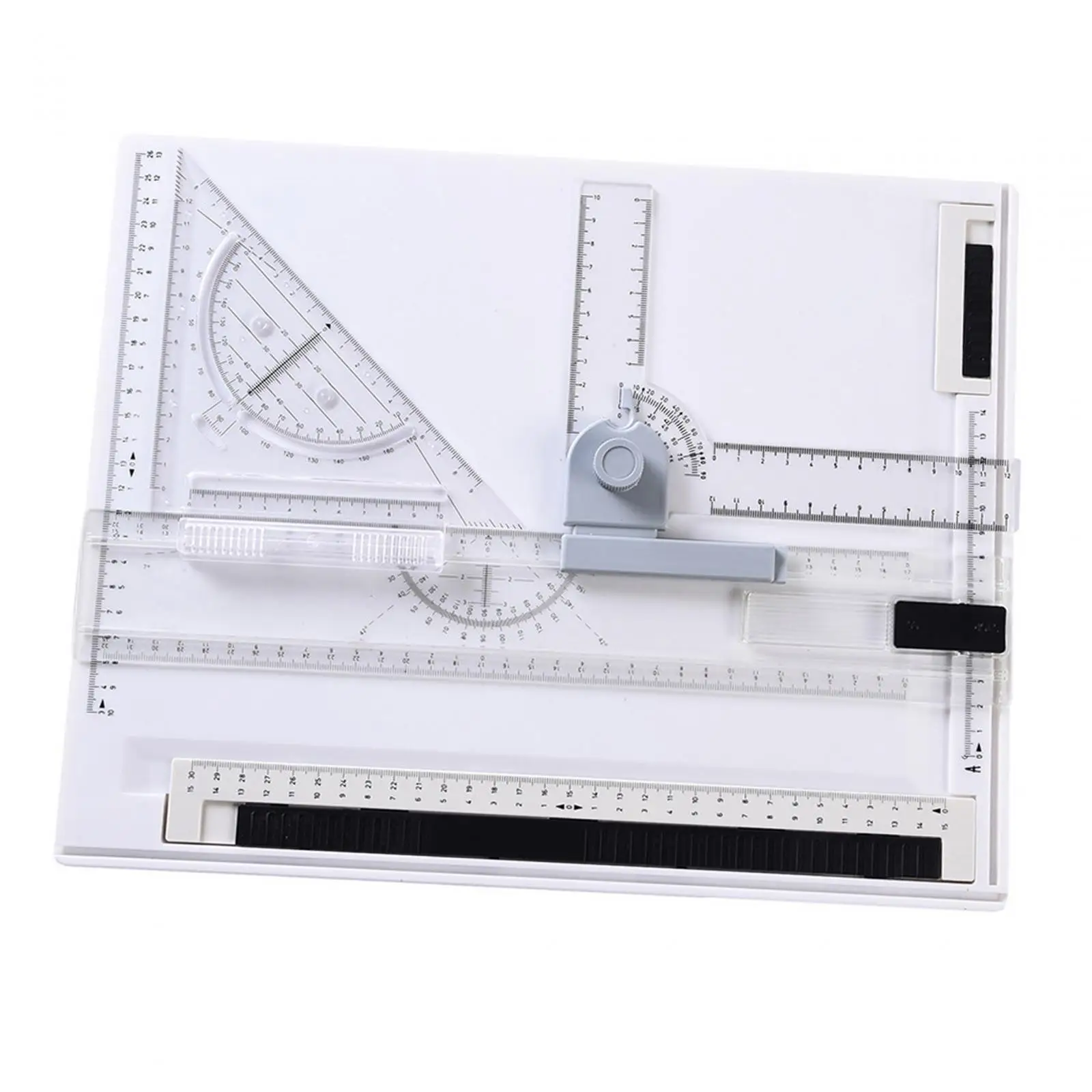 A4 Drawing Board Drafting Table with Parallel Motion Accessories Multifunctional Sliding Ruler Drawing Board Table for Designers
