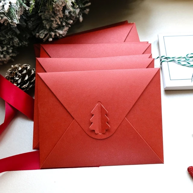 Enveloppes colorées pour Noël