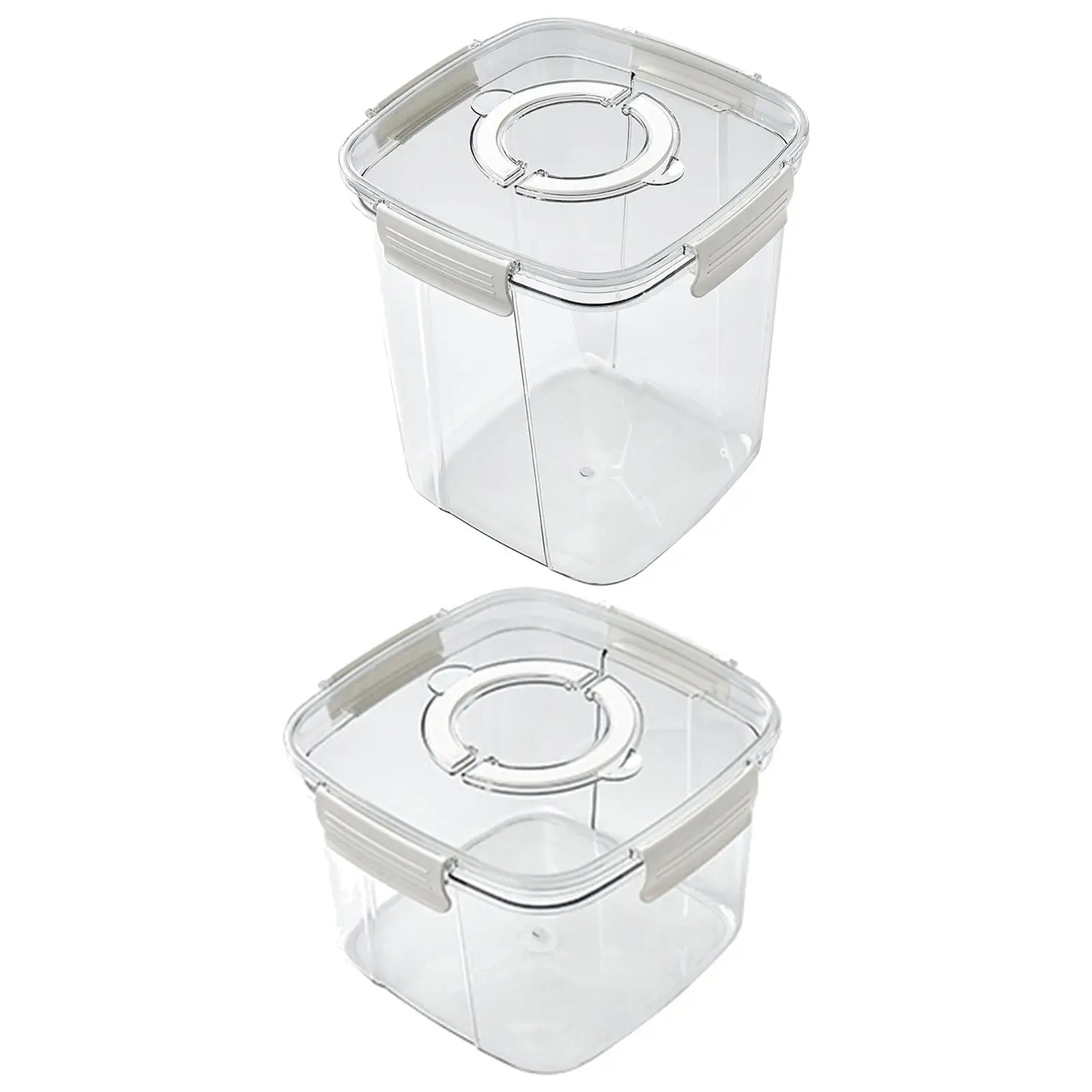 Food Container with The Cup Large Capacity Rice Dispenser Multipurpose Rice Bin for Cupboard Countertop Flour Snacks Rice