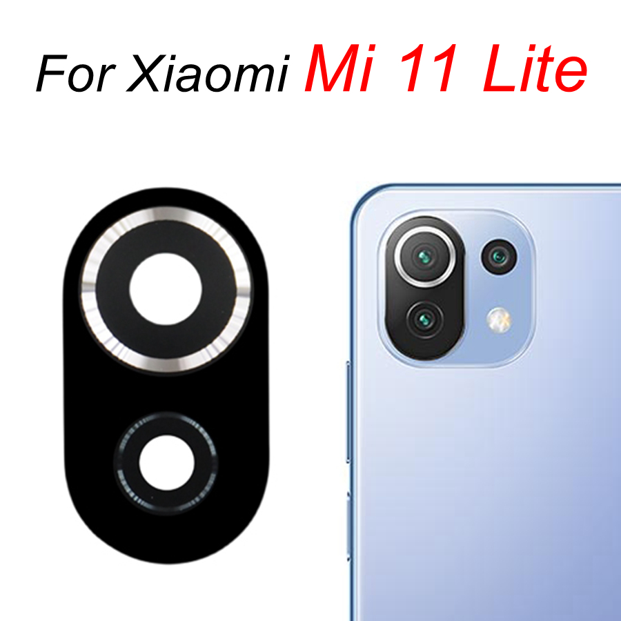 Замена стеклянного объектива задней камеры для Xiaomi Redmi Note 11 Mi 11  Pro Ultra Lite 11i 11X 11T Pro + Plus 5G с клеем