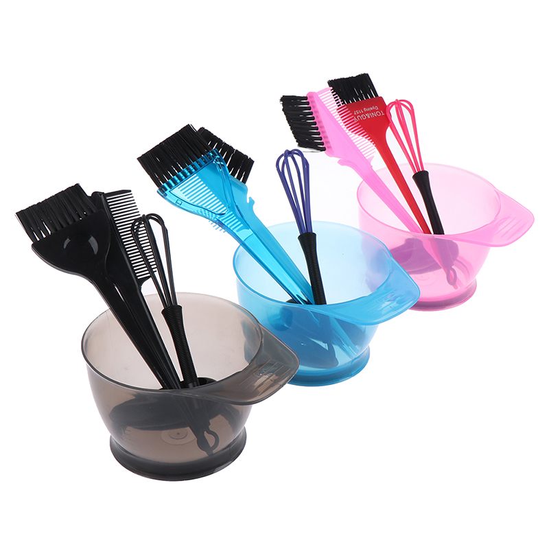 Description Picture 5 of itemHair Dye Color Brush Bowl Set With Ear Caps Dye Mixer Hairstyle Accessorie