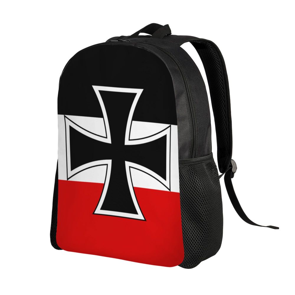 Mochila Escolar Laptop, Brasão Patriótico Alemão, Mochila