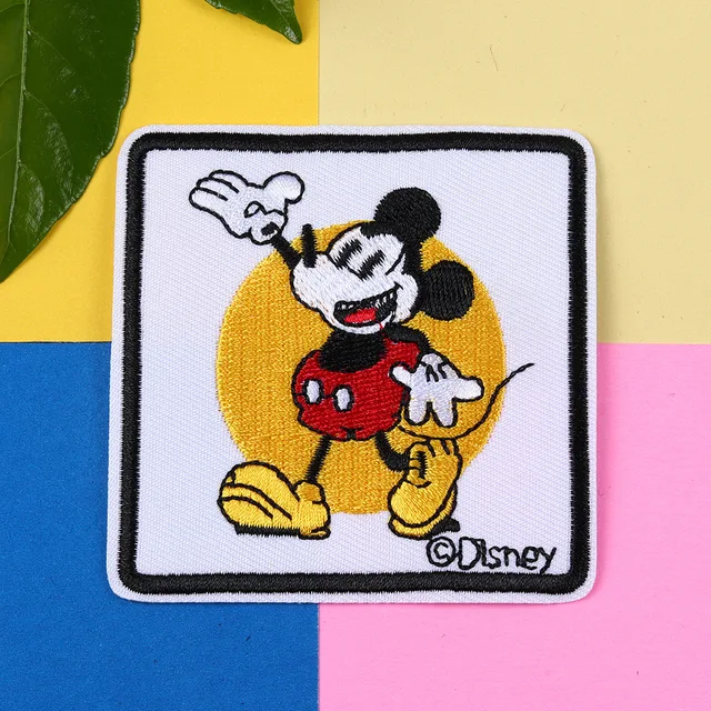Embroidered Patches Disney Clothes  Embroidered Patch Mickey Clothing -  Disney - Aliexpress
