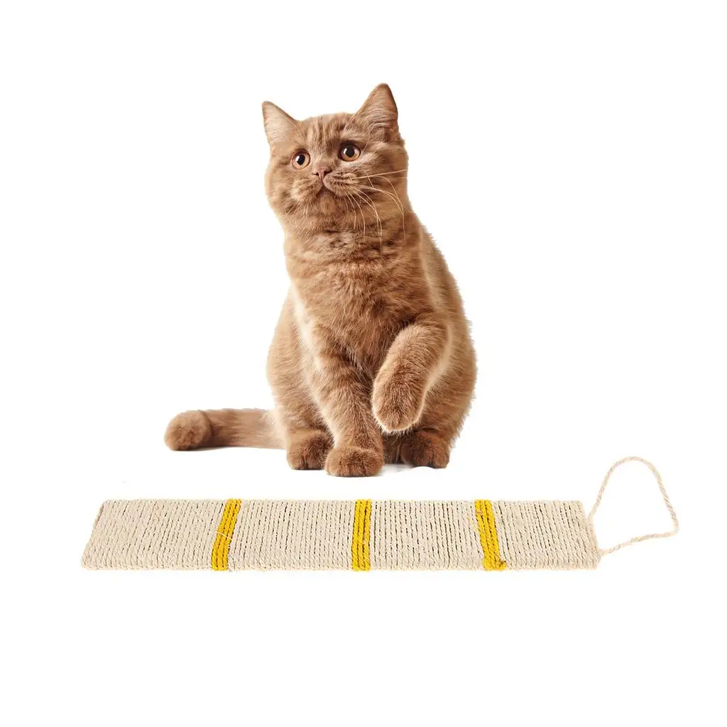 Cat post for scratching,  Scratcher Board Hanging Cage Climb Toy Random Color