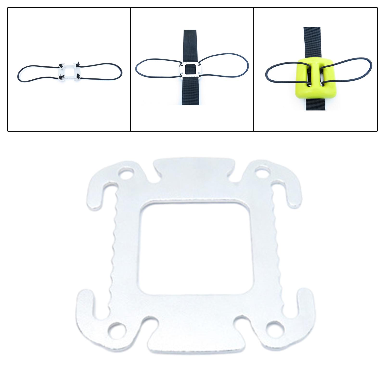 Diving Belt Slide Keeper Retainer Underwater Slide Buckle for 2inch Webbing