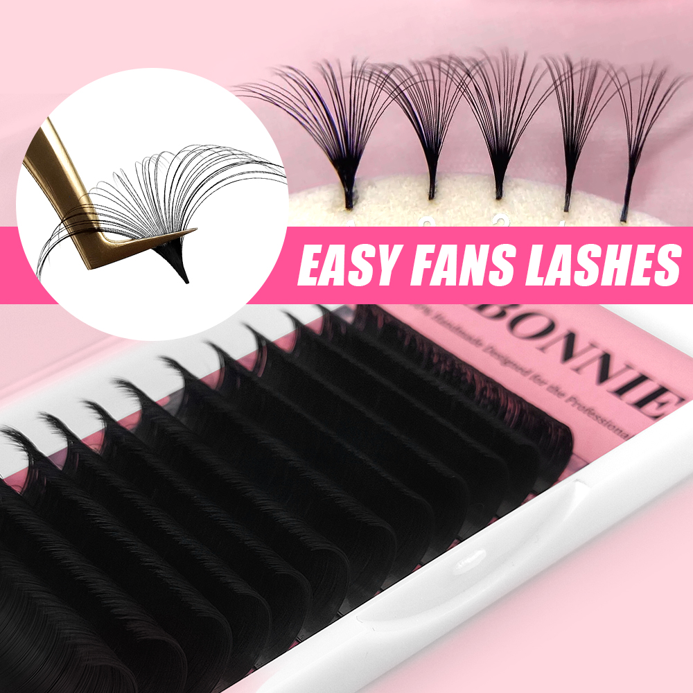 Best of ABONNIE Easy Fan Lashes Cashmere Matte Fast Bloom Mink Eyelash Extension Automatic Flowering Soft Mega Volume Cilia Reviews & Tips