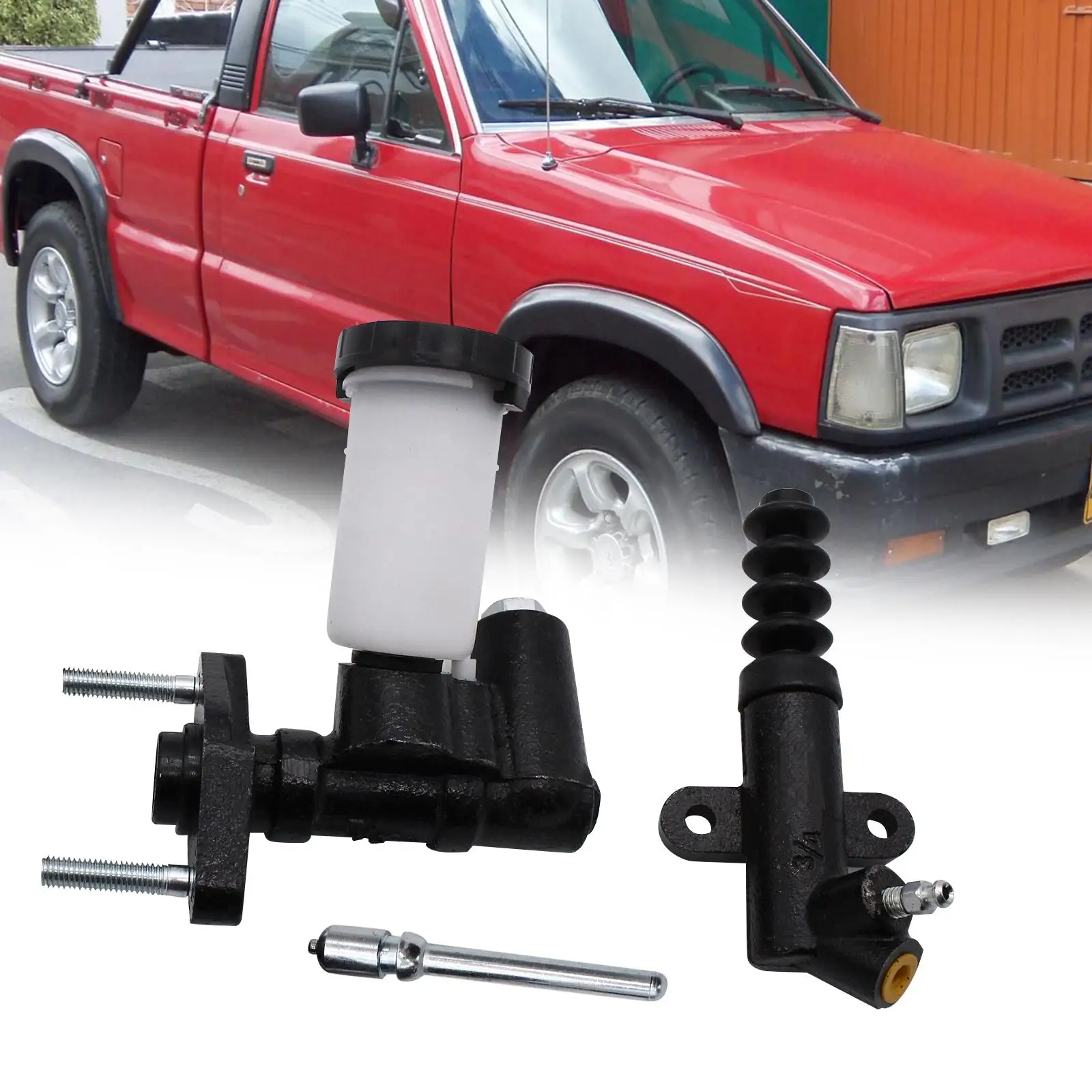 Clutch Master & Slave Cylinder Kit Replacement for Mazda B2200 1987-1993 2.2L L4 Pickup Professional Easily Install