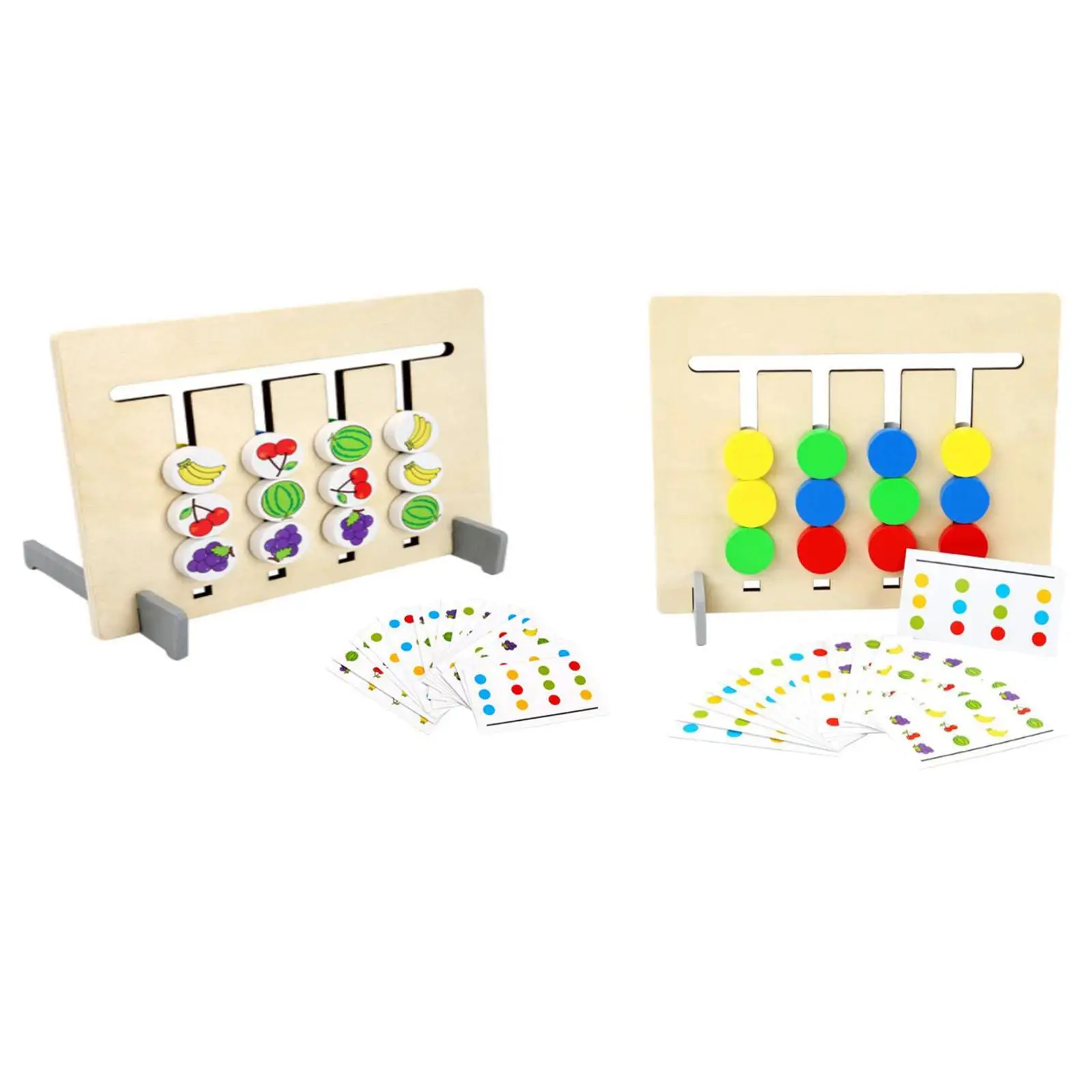 Matching Puzzle Toy Wooden Multipurpose Gift for Nursery Preschool Kindergarten