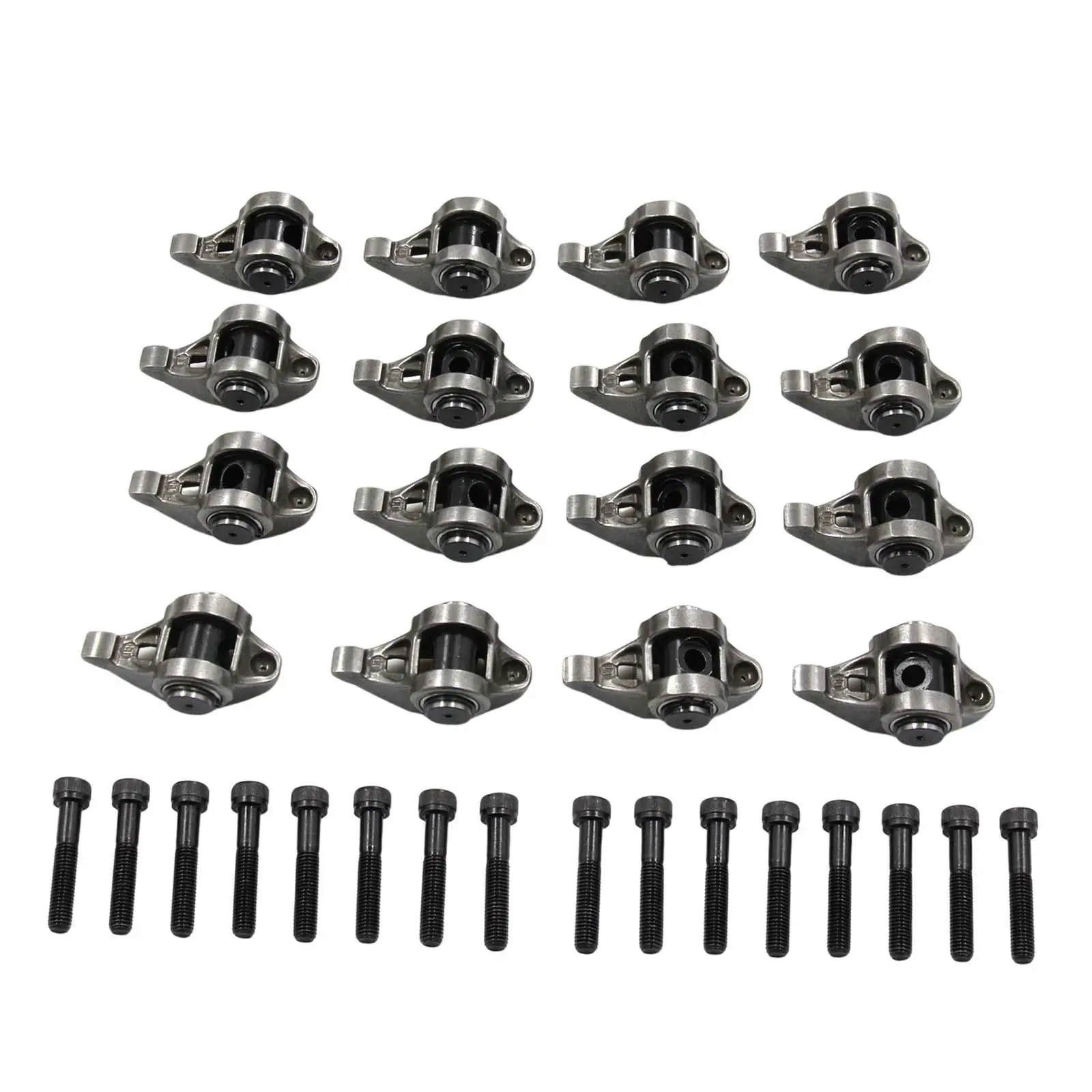 16 Pieces Rocker Arms and Bolts Kit 10214664 for Chevrolet LS1 LS2 LS6 LM7 LM4 Lq4 Lq9 LY5 LY6 4.8 5.3 5.7 6.0L