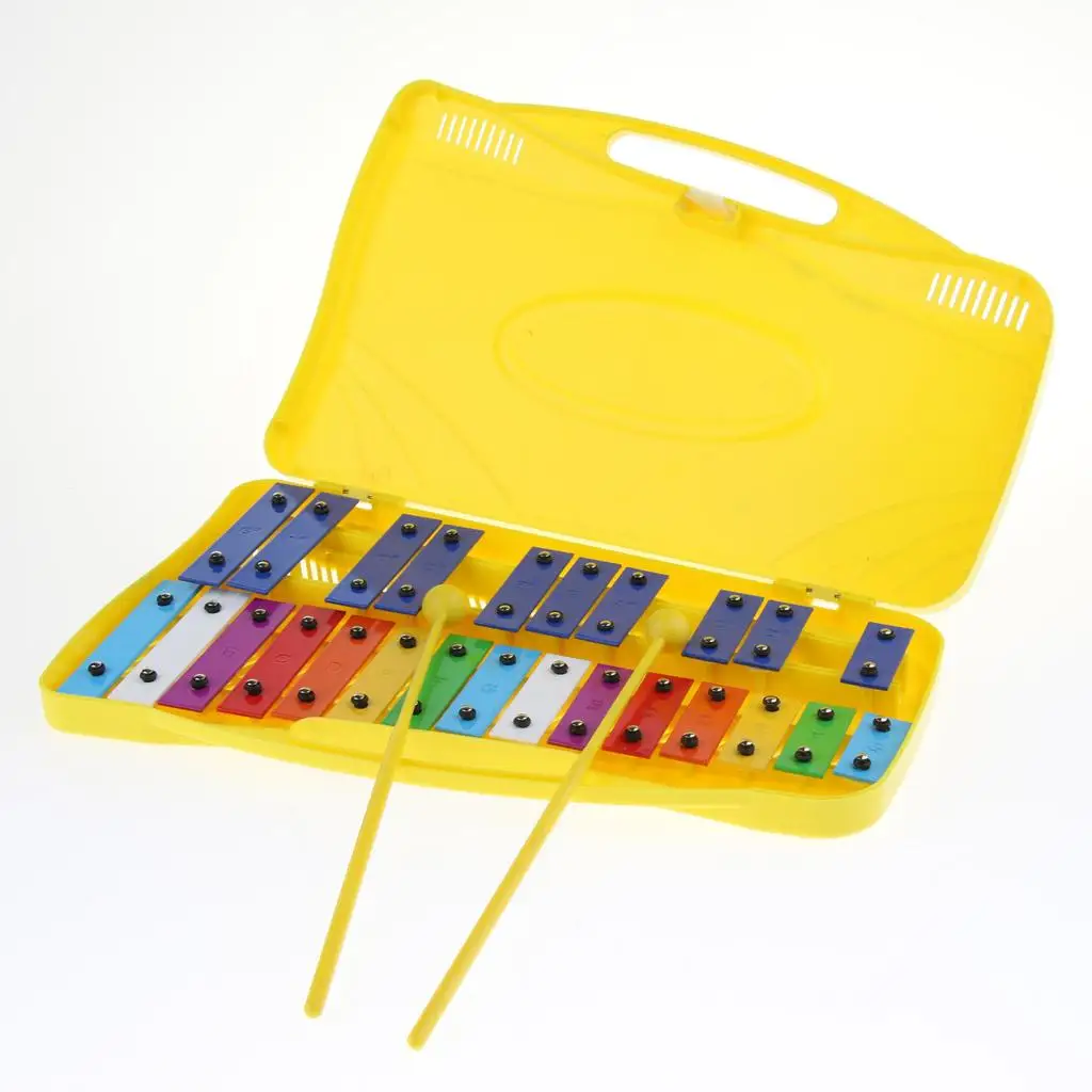 Aluminum Xylophone - Musical Toy for Children And Baby Glockenspiel with Case