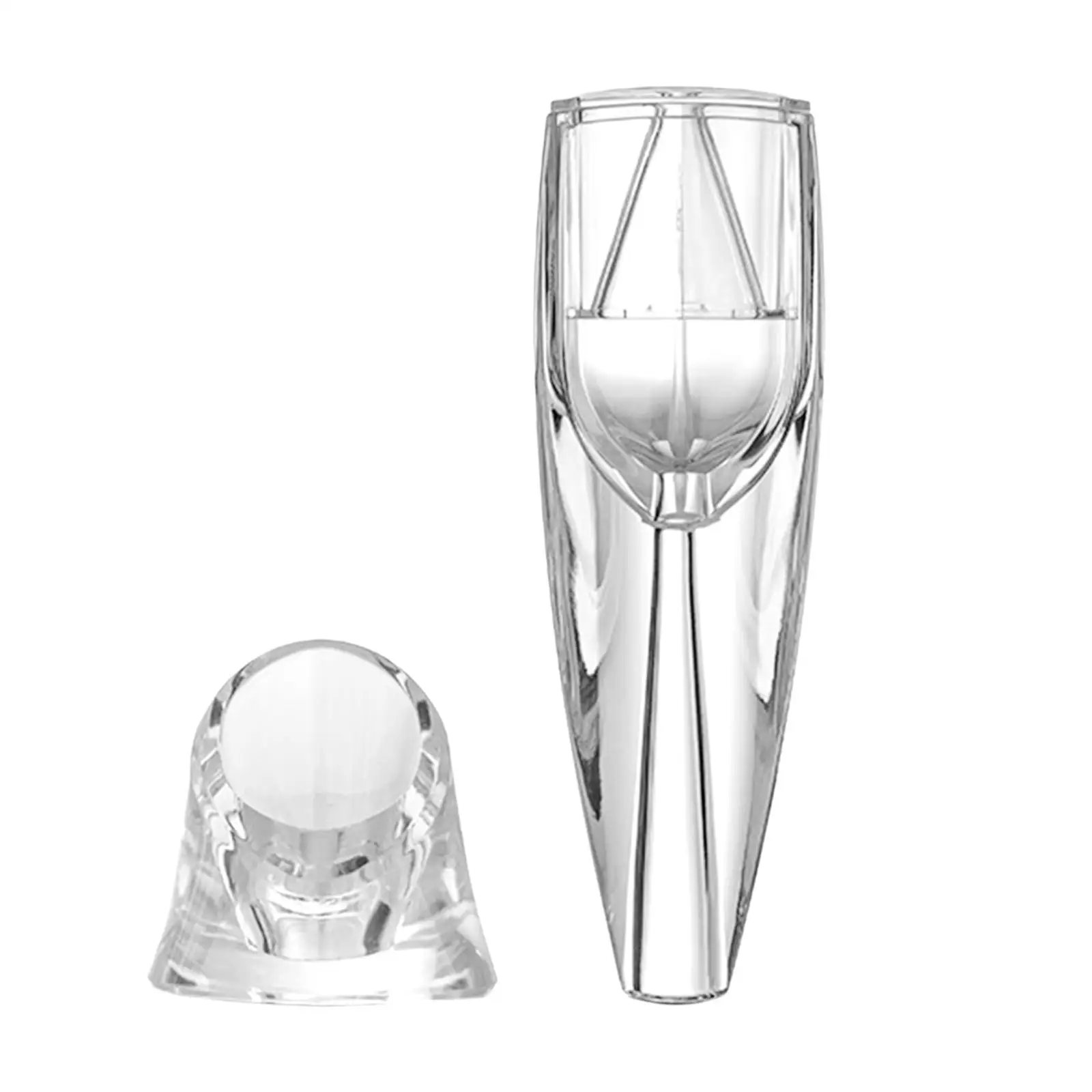 Transparent Decanter Aerator Pourer with Stand Reusable for Bar Gift Men