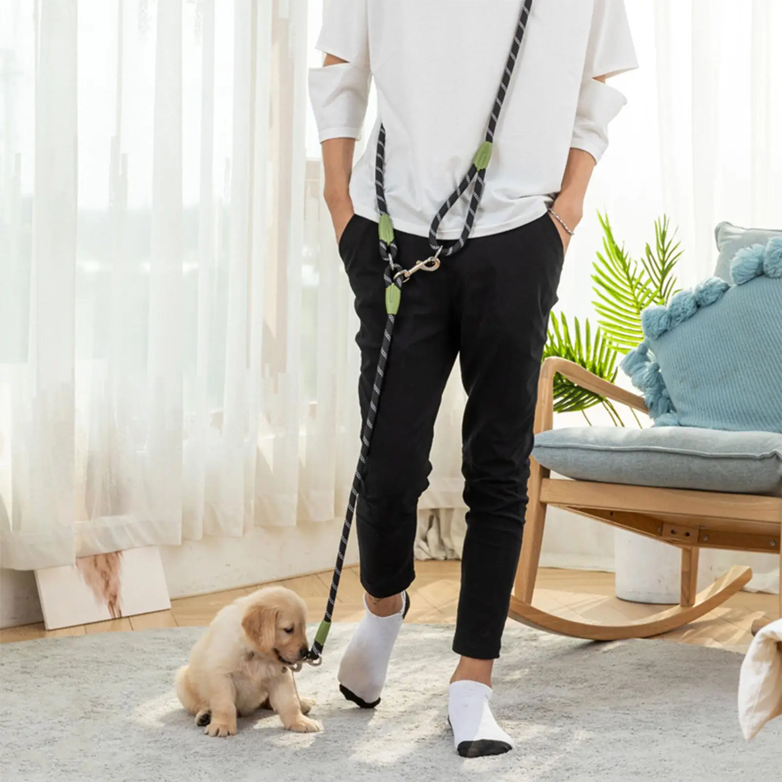Sturdy Dog Leash Rope Walking Large Medium Dog Training Traction Rope Pet