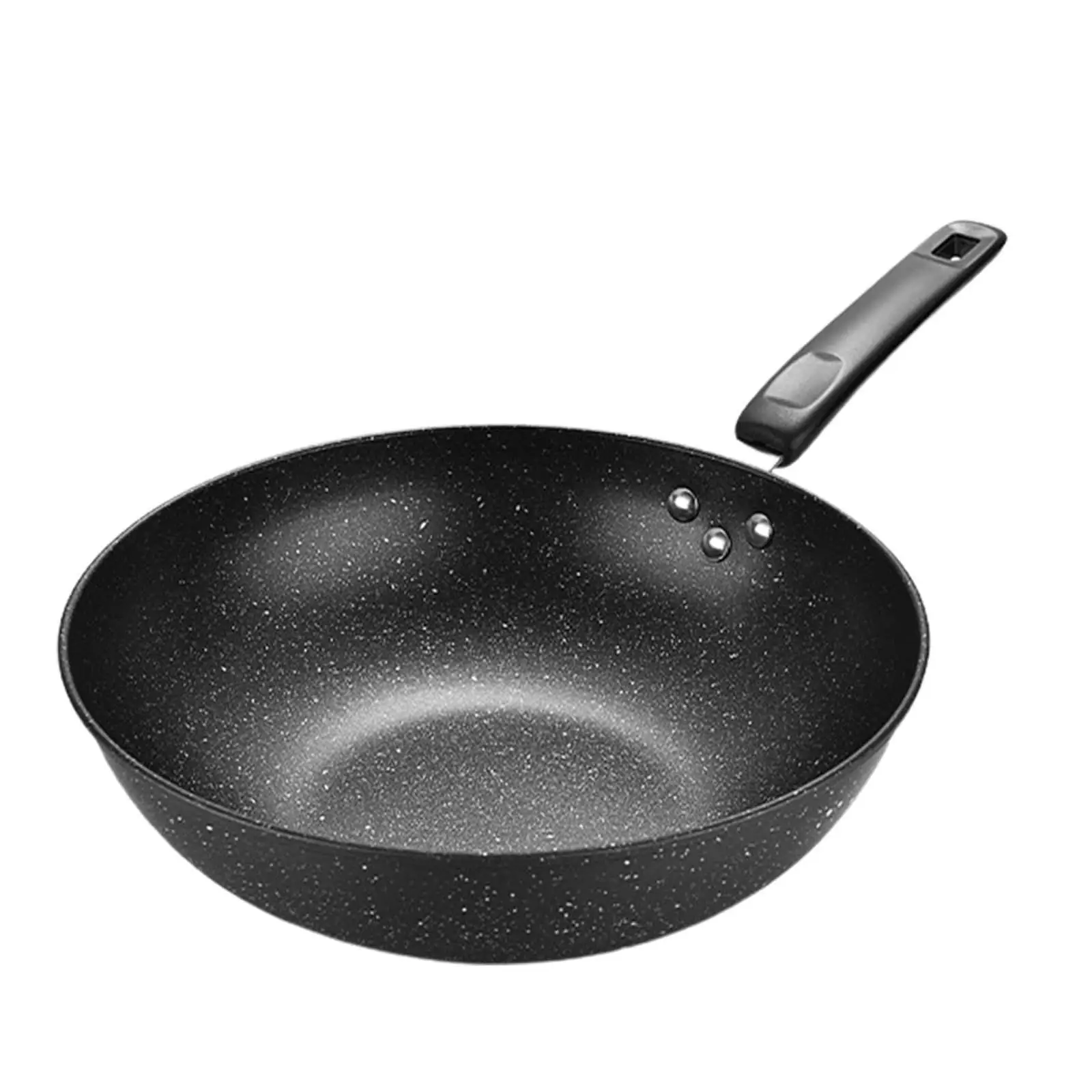 Maifan Stone Pan Multifunction 12 inch Metal Frypan Wok Pan Non Stick Skillet Saute Pan for Home Restaurant Kitchen All Stovetop