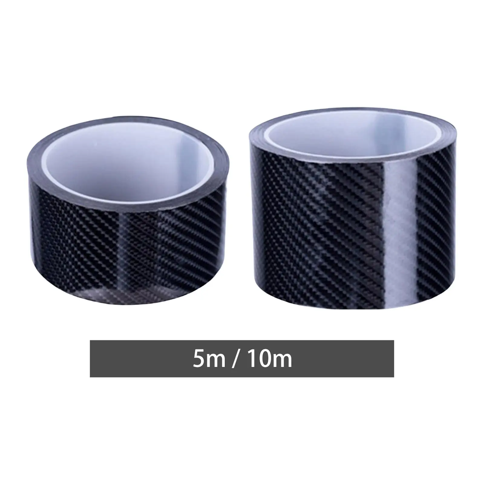 Carbon Fiber Pattern Door Sill Protector sticky Tape Accessory Covers Decoration