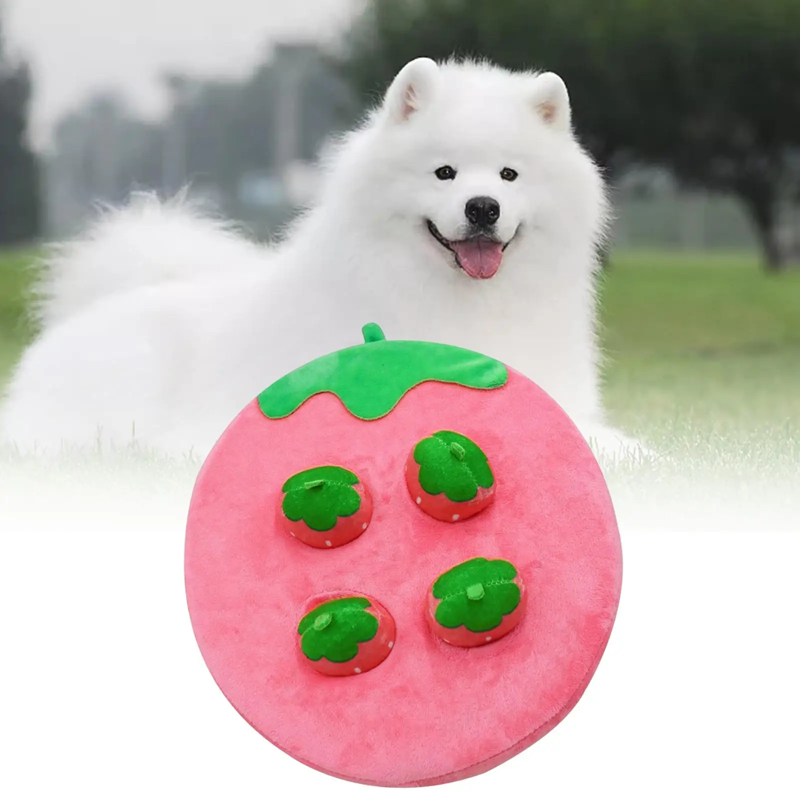 Plush Carrot Toy for Dogs Sniffing Mat Chew Toy Puzzle Toys for Dogs