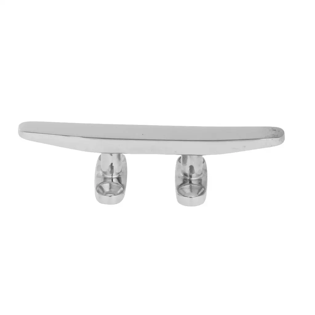 Cleat for Marine Boat Deck Mount, 4inch, 316 Stainless