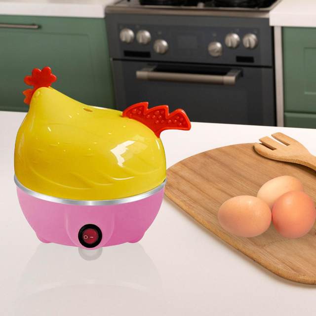 Portable Eggs Steamer Chicken Shaped Microwave 4 Egg Boiler Cooker for  Kitchen Cooking Appliances Steamer Home Egg Poachers - AliExpress