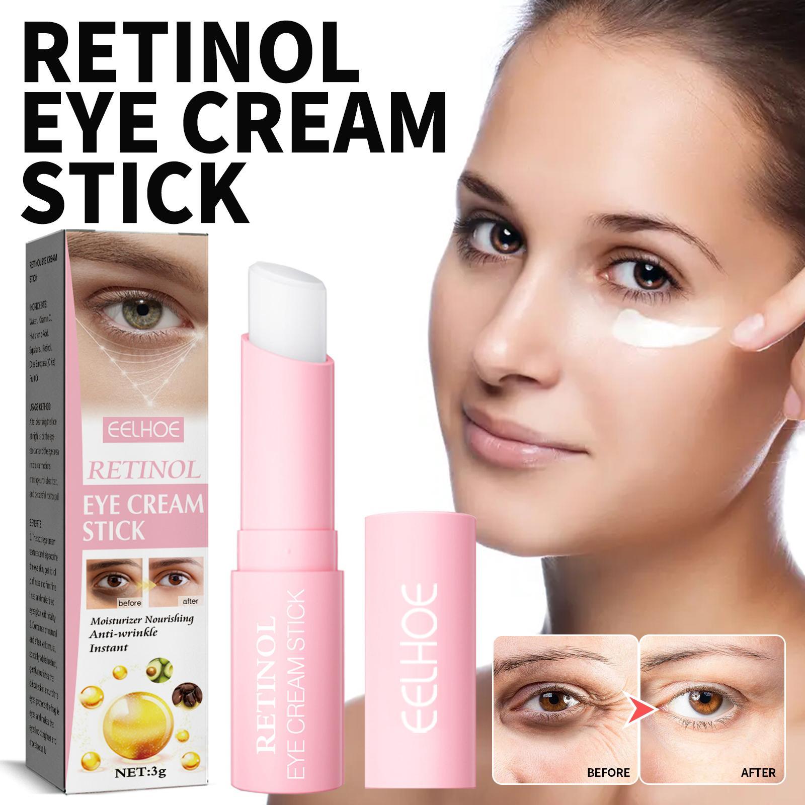 Best of Retinol Eye Cream For Face Lifting Moisturizing Balm Stick Anti-Wrinkle Anti-Puffiness Remove Dark Circles Eye Bags Care Reviews & Tips