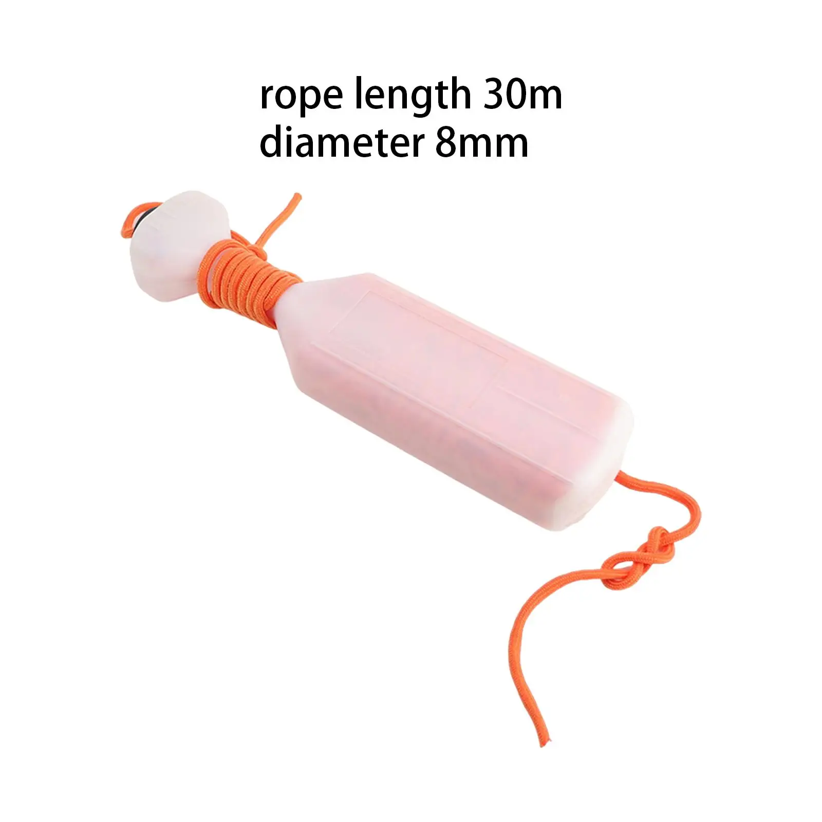 Durable Rescue Throw Rope Supplies Storage Bottle High Strength 8mm for Rafting Ice Fishing Swimming Outdoor Activities Climbing