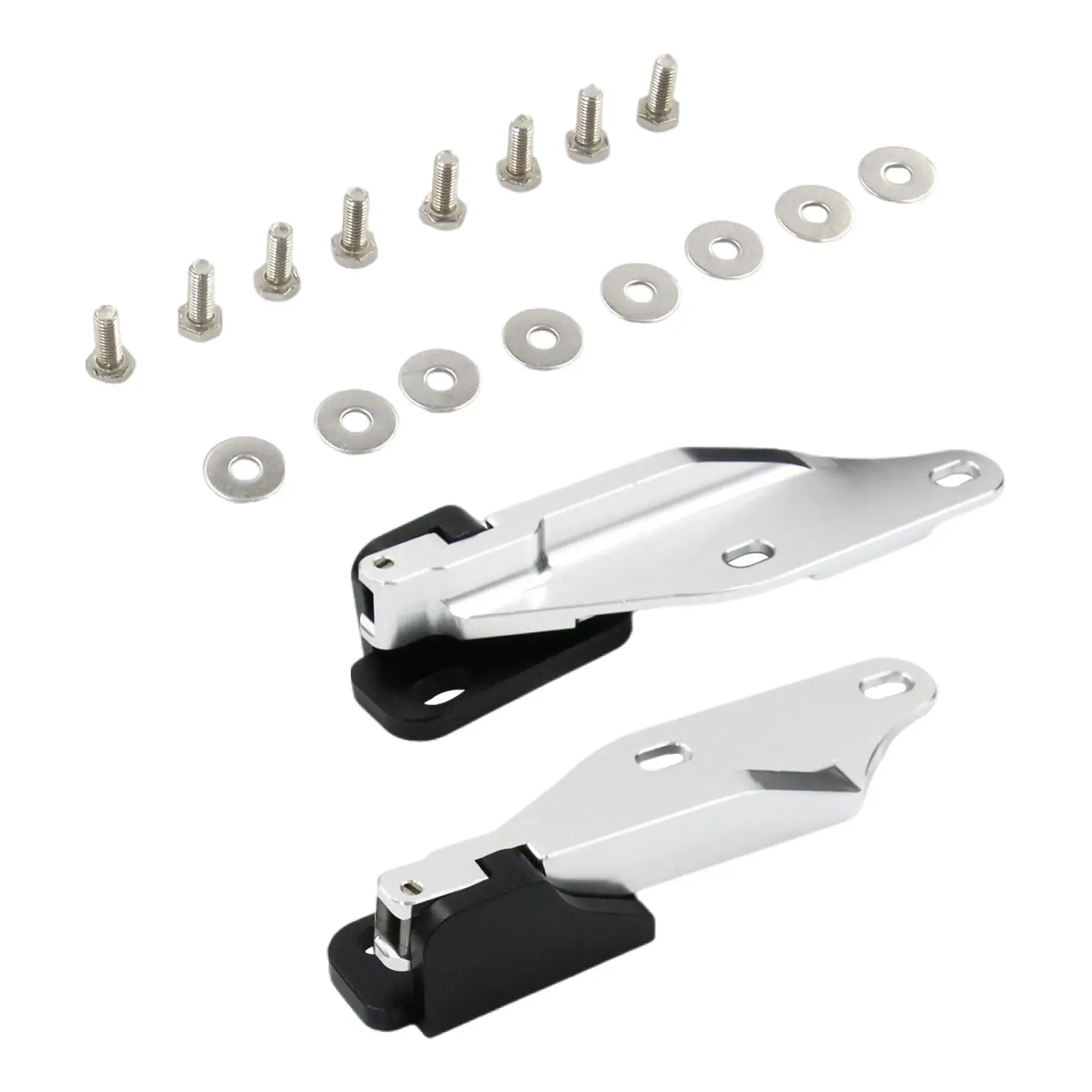 2 Pieces Quick Release Hood Hinge Bonnet Latch Easy to Install High Strength Aluminum Alloy Parts for Honda Modification