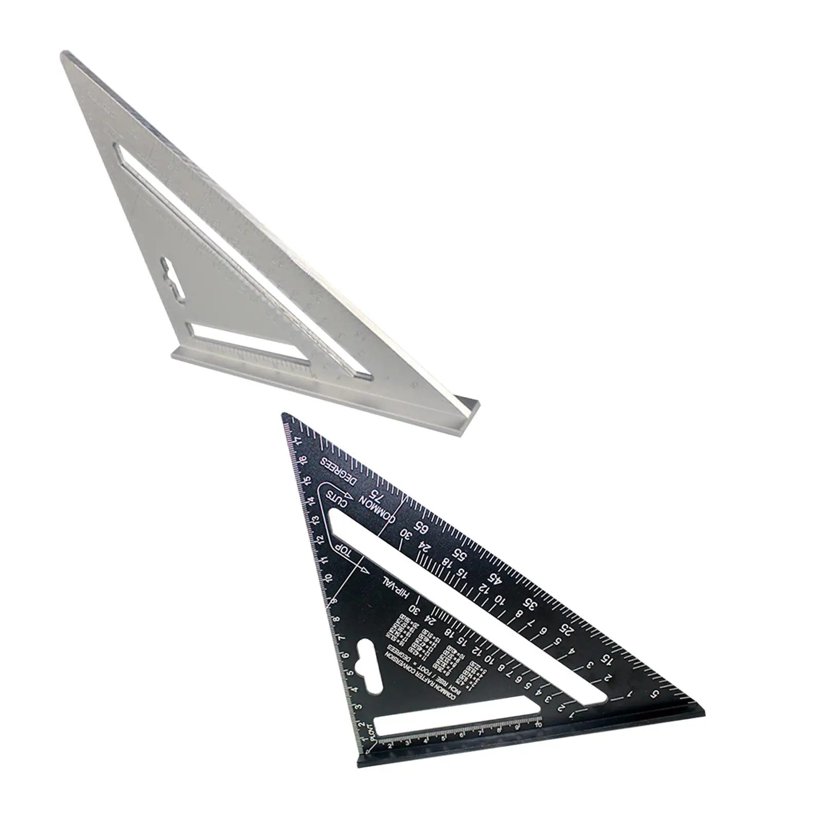 Aluminum Alloy Metric Triangle Angle Ruler Squares for Woodworking Square Angle Protractor Measuring Tools