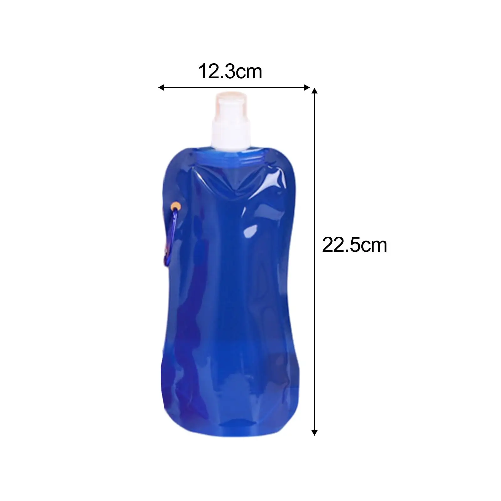 Collapsible Water Bottle for Gym, Sports, Teams, Hiking, Camping, Biking,