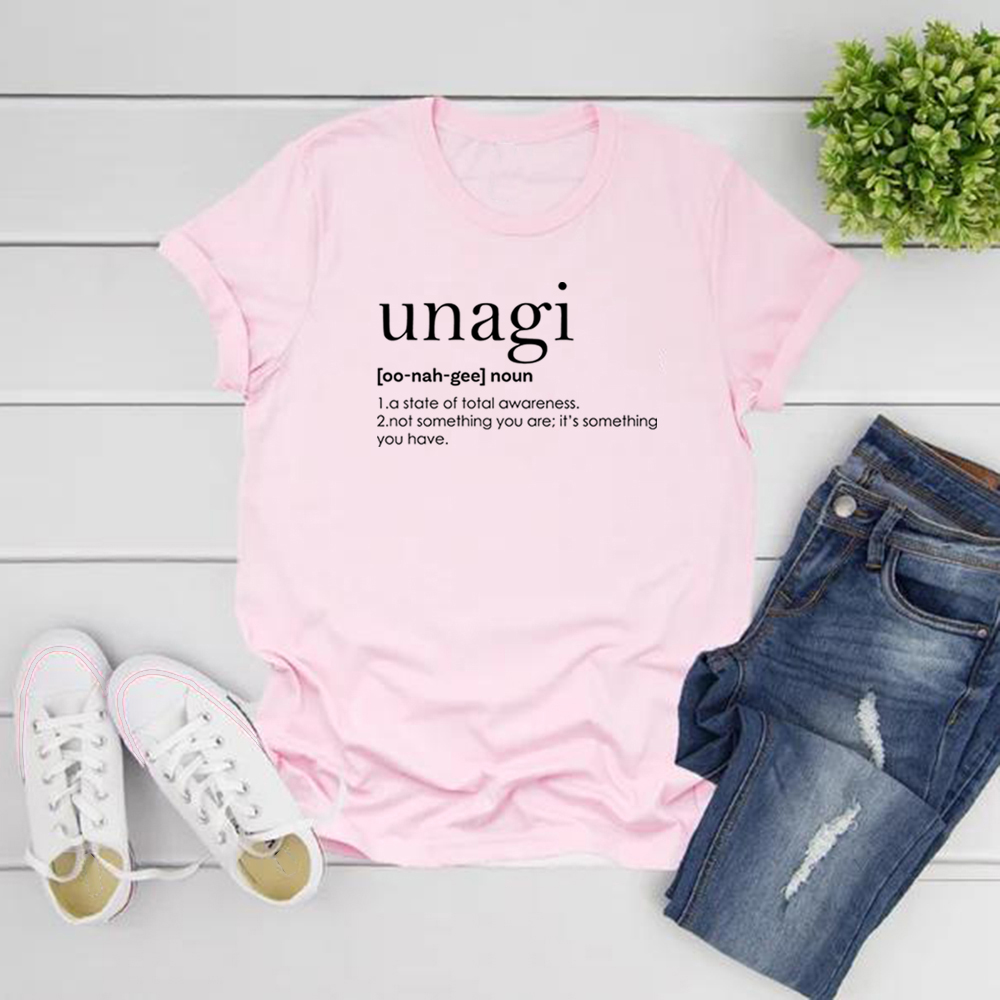 Unagi Insgesamt Selbst Awareness T-shirt Freunde Fan T-shirt Unagi Ross Lustige T Hemd Frauen Graphic T Shirts Drucken Casual Tees top – Detail 5