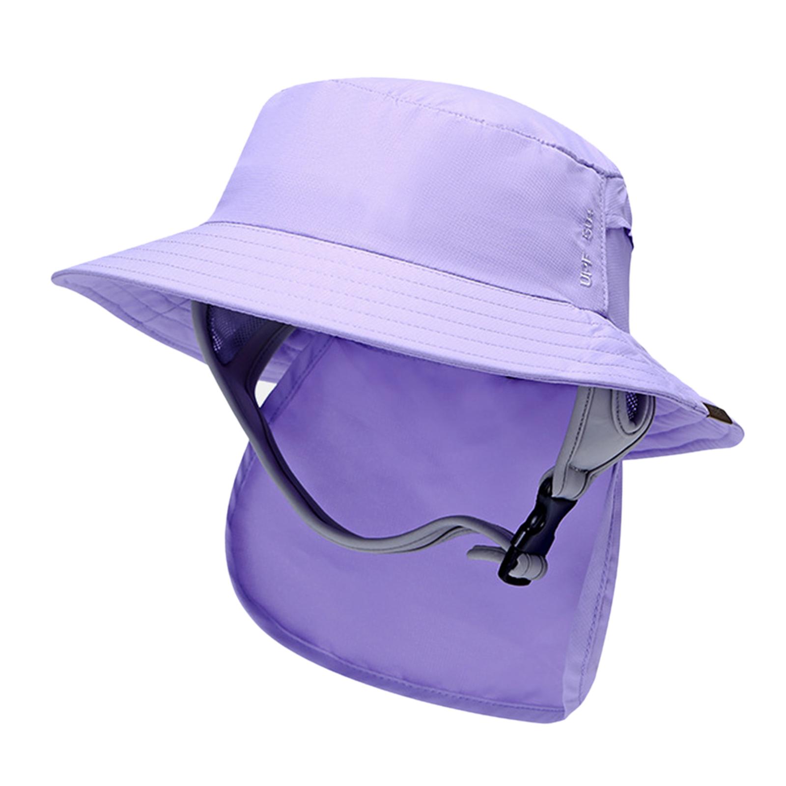 Lightweight Surf Bucket Hat Neck Flap Cover for Fishing Travel Water Sports