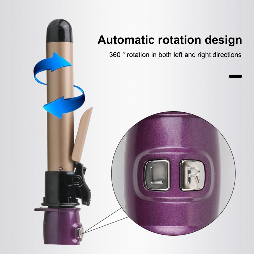 Title 29, US-Stecker, vollautomatischer Lockenstab, rotie...