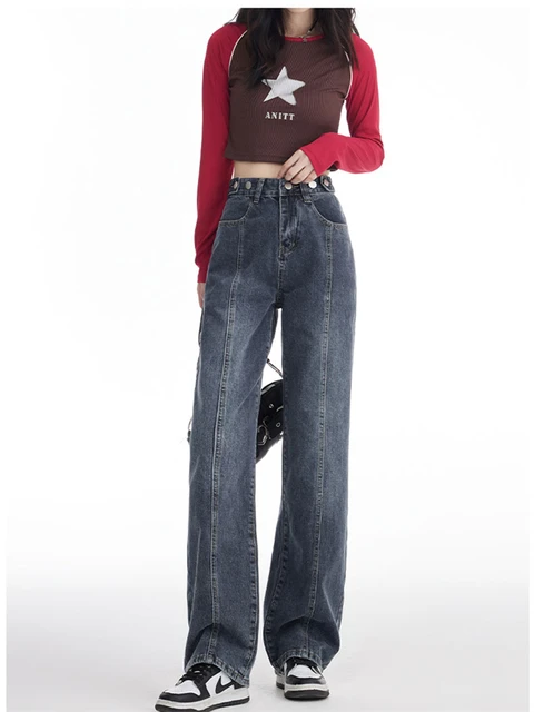 button-front wide-leg jeans two ways