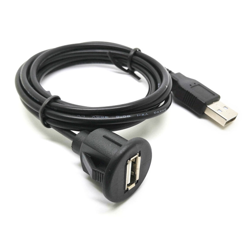 USB 2,0 wasserdichtes Kabel Stecker zu Buchse Auto Armaturen brett Stereo Line Verlängerung kabel für Motorrad – Detail 20