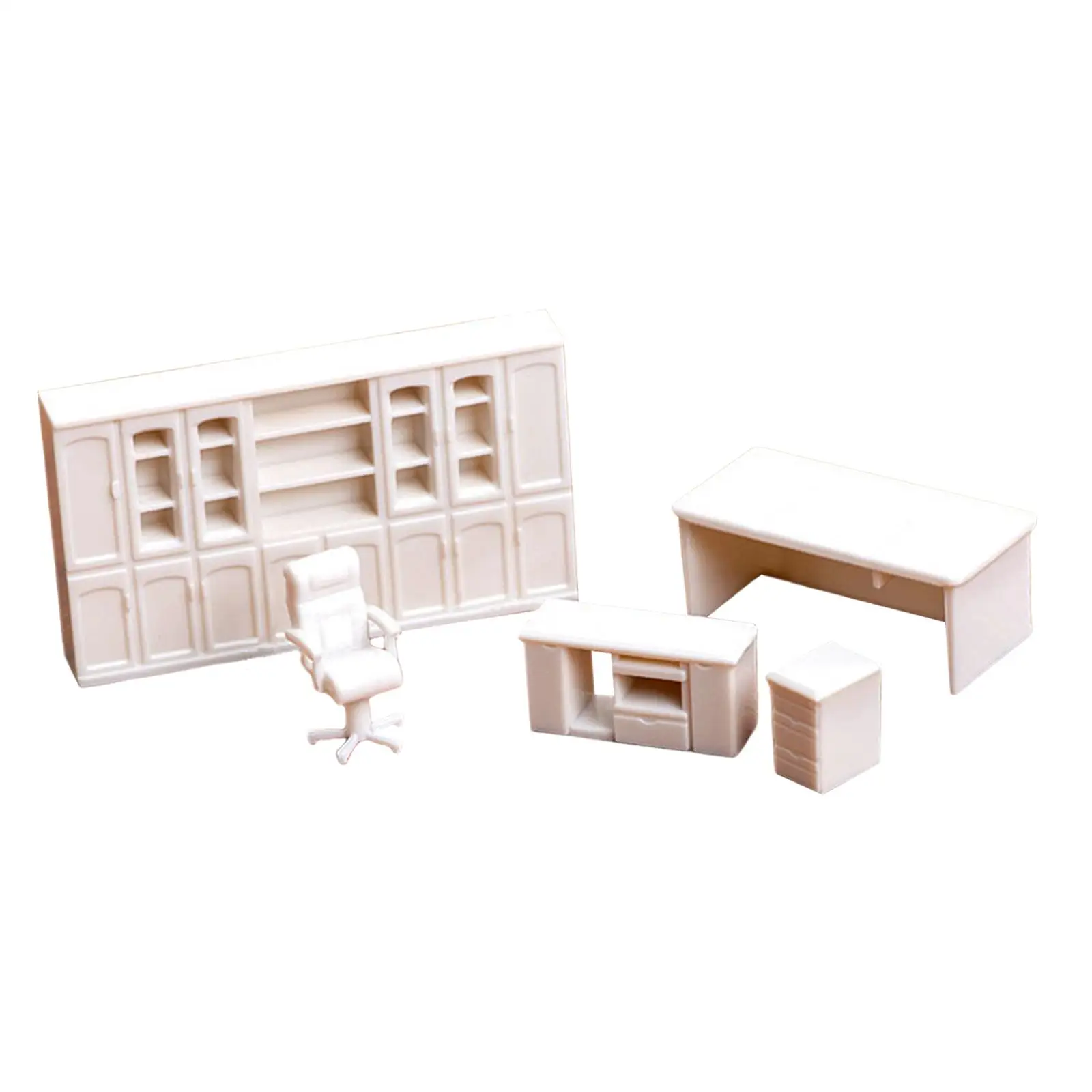 1/50 Scale Furniture Model Miniature 1/50 Furniture Set for Diorama Layout Photo Prop DIY Projects Decor Sand Table Decoration
