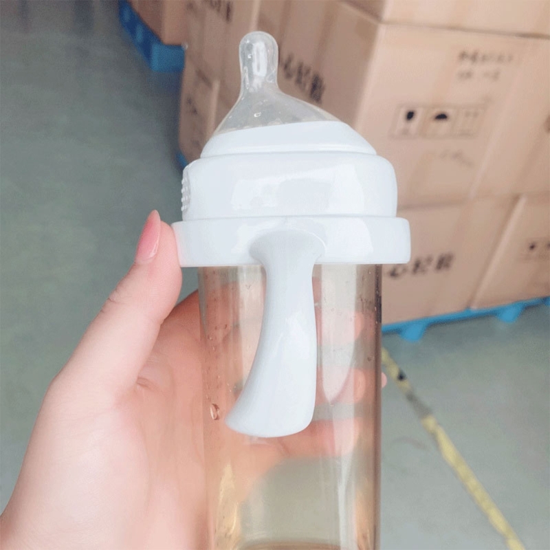 Babyflaschengriff, quadratischer Form-Babyflaschengriff, BPA-freier Kunststoff-Milchflaschengriff für Hegen-Weithalsflasche A2UB – Detail 5