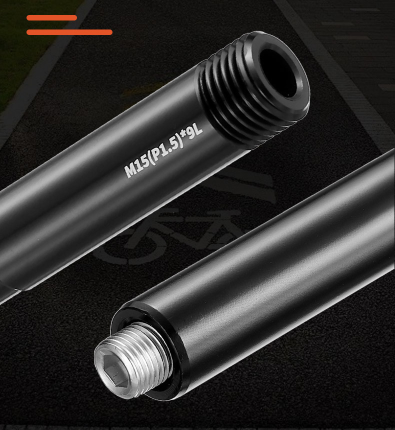 Description Picture 5 of itemBike Thru Axle Front Fork Shaft Skewers Rear Hub Thru Axle 12x126/162 M12xP1.5 M15 Bike Quick Release