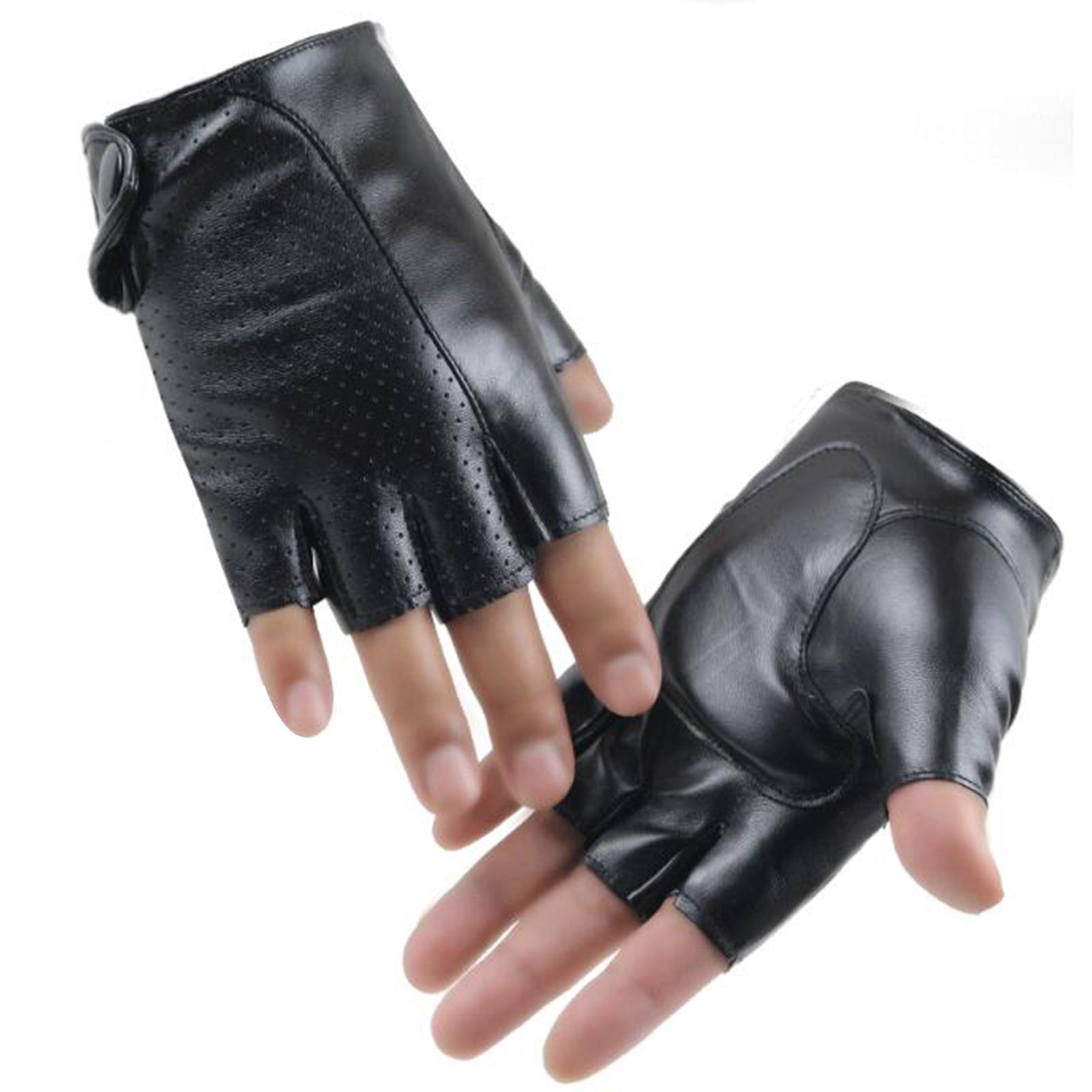  Half Finger Driving Gloves Breathable Lightweight Non  Cycling Gloves Shockproof Gloves Mitts for Motorcycle Hiking Running